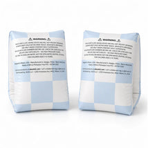 Ali + Oli - Swim Arm Band Wings Inflatable Float (Blue Checkers) Image 2