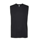 Alo Mens Performance Shooter T-Shirt, No Sleeve, Black Image 4