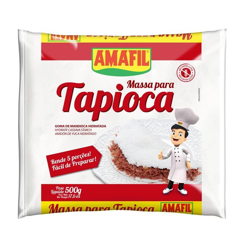 Amafil BrazilianTapioca Flour | Massa Para Tapioca | Farinha de Tapioca - 500G 17.6Oz (1 Pack) Image 1