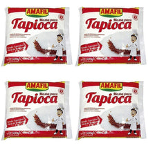 Amafil BrazilianTapioca Flour | Massa Para Tapioca | Farinha de Tapioca - 500G 17.6Oz (4 Pack) Image 1