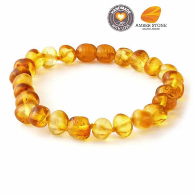 Amber Stone Baroque Baltic Amber Bracelet 180 Image 1