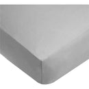American Baby - 100% Natural Organic Cotton Jersey Knit Fitted Crib Sheet, Grey Image 1