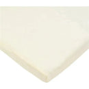 American Baby - 15 x 33 Fitted Bassinet Sheet, 100% Natural Cotton Jersey Knit, Cream Image 1