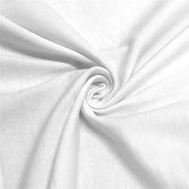 American Baby - 15 x 33 Fitted Bassinet Sheet, 100% Natural Cotton, White Image 2