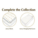 American Baby Company - Fitted Mini Crib Sheet 24 x 38, Soft Breathable Neutral 100% Cotton Jersey Portable Sheet, Taupe Feather Image 3