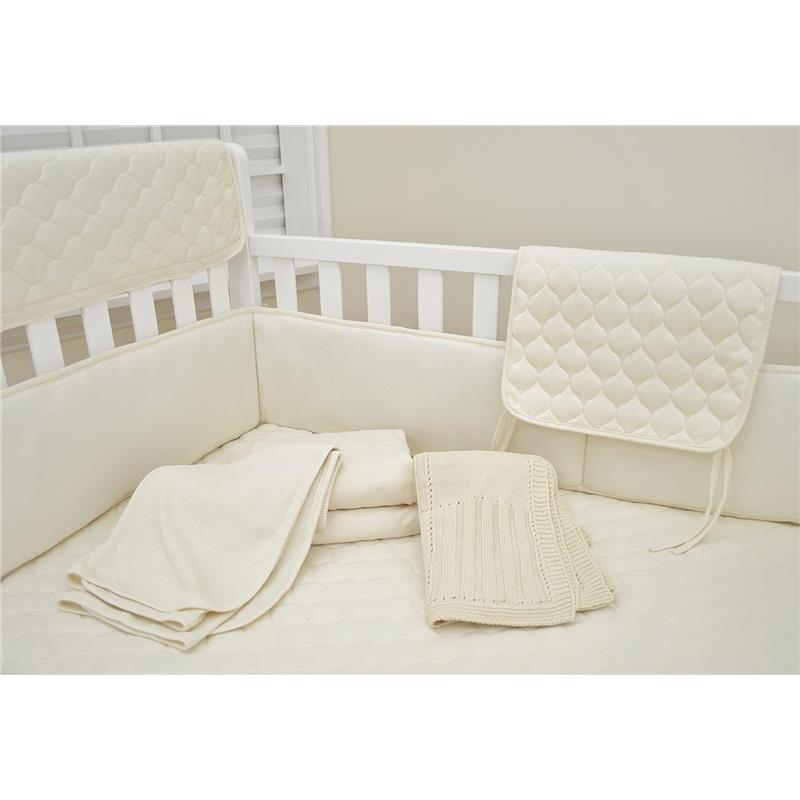American Baby Company - 30 X 40 Thermal/Waffle Swaddle Blanket Made with Organic Cotton, Natural Image 2
