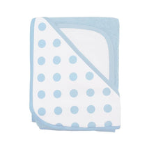 American Baby - Cotton Terry Hooded Towel Set, Blue Image 2
