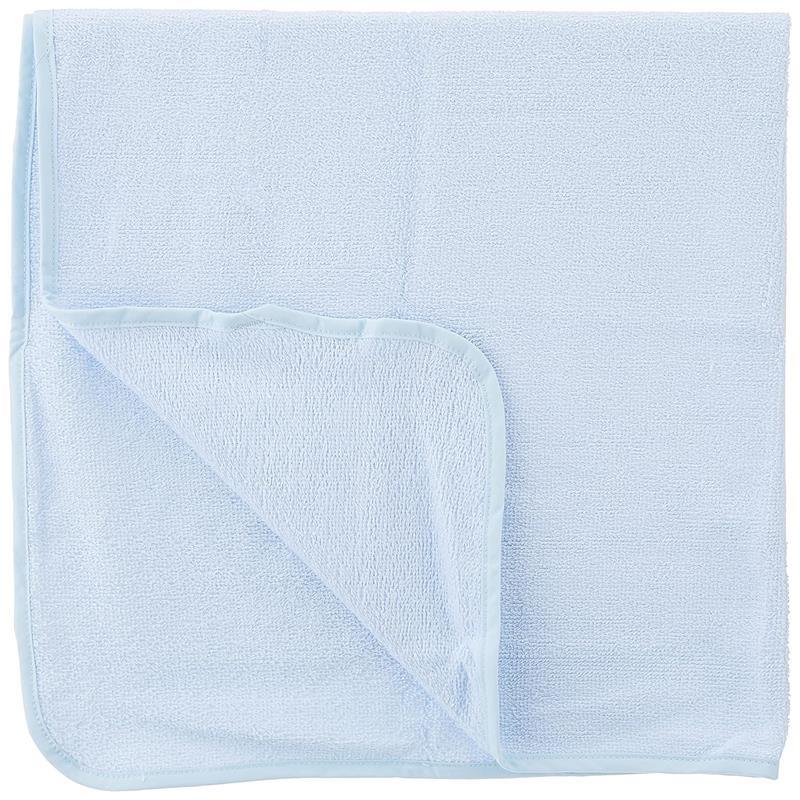 American Baby - Cotton Terry Hooded Towel Set, Blue Image 6