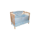 American Baby Company Percale Crib Sheet Blue Image 1