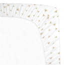 American Baby Company - Printed 100% Natural Cotton Jersey Knit Fitted Portable/Mini-Crib Sheet, Taupe Triangles Image 2