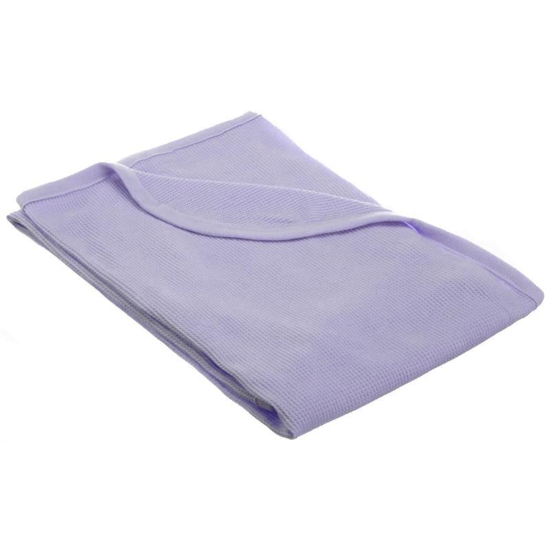 American Baby Company Thermal Receiving Blanket Lilac Image 1