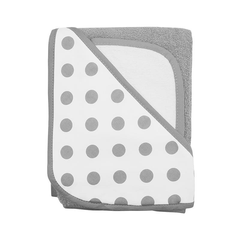 American Baby - Terry Hooded Towel & Washcloth Set, Grey Image 2