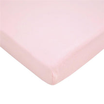 American Baby - Fitted Mini Crib Sheet 24 x 38, 100% Cotton Jersey Portable Sheet, Baby Pink Image 1