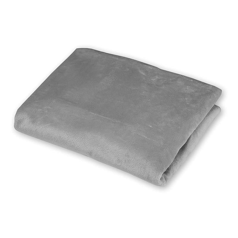 American Baby - Heavenly Soft Chenille Contoured Changing Pad Cover, Gray Image 3