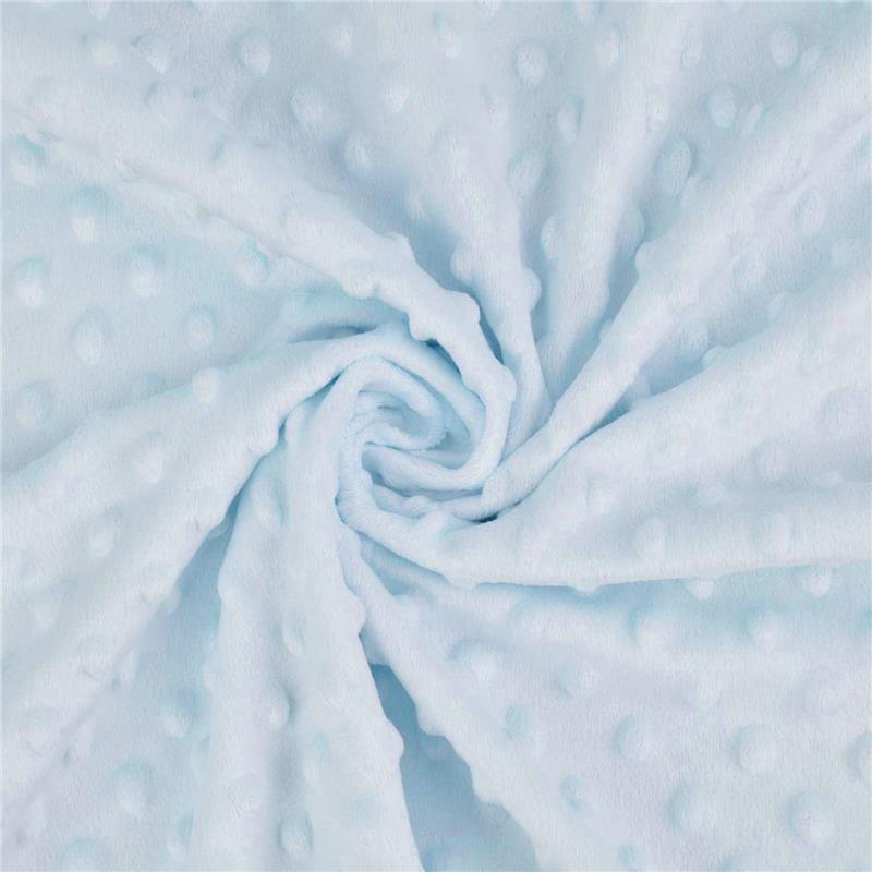American Baby - Heavenly Soft Chenille Minky Dot Receiving Blanket, Blue Image 5