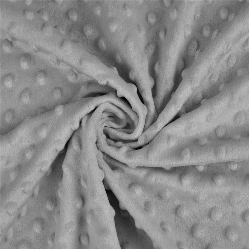 American Baby - Heavenly Soft Chenille Minky Dot Receiving Blanket, Grey Image 3