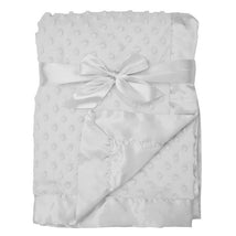 American Baby - Heavenly Soft Chenille Minky Dot Receiving Blanket, White Image 1