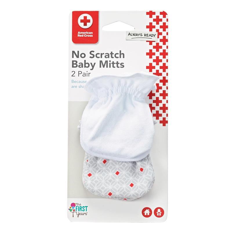 Tomy - The First Years American Red Cross No Scratch Mitts Image 3