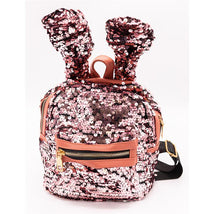 Amiana Bunny Pink Sequin Bags For Girls Image 1
