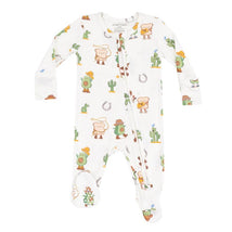 Angel Dear - Avocado Toast Western 2 Way Zipper Footie Image 1