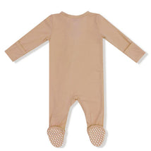 Angel Dear - Baby Basics Tan 2 Way Zipper Footie Image 2