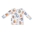 Angel Dear - Baby Boy Smores Long Sleeve Loungewear Set Image 3