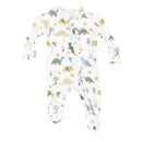 Angel Dear - Baby Boy Soft Dinos 2 Way Zipper Footie  Image 1