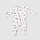 Angel Dear Baby Cowboy Nursery 2 Way Zipper Footie Image 3