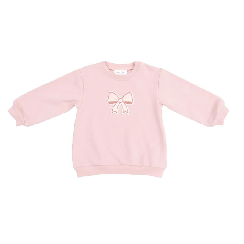 Angel Dear - Baby Girl Bows French Terry Oversize Sweatshirt And Leggings Image 2