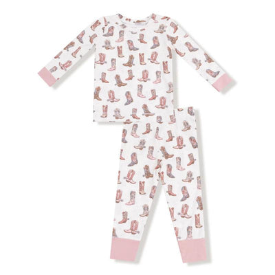 Angel Dear - Baby Girl Future Cowgirl Long Sleeve Loungewear Set Image 1