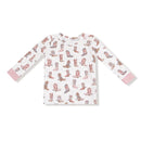 Angel Dear - Baby Girl Future Cowgirl Long Sleeve Loungewear Set Image 2