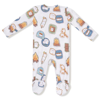 Angel Dear - Baby Girl Smores 2 Way Zipper Footie Image 2