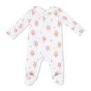 Angel Dear Baby Teddy Bear Ballerina Smoked Peter Pan Snap Footie Image 3