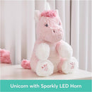 Gund Animated Alora the unicorn, pink plush baby toy Image 6