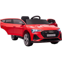 Aosom - Kids Audi Car Battery Powered Ride On Toy with Remote Control, Red Image 1