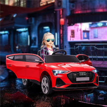 Aosom - Kids Audi Car Battery Powered Ride On Toy with Remote Control, Red Image 2