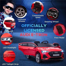 Aosom - Kids Audi Car Battery Powered Ride On Toy with Remote Control, Red Image 8