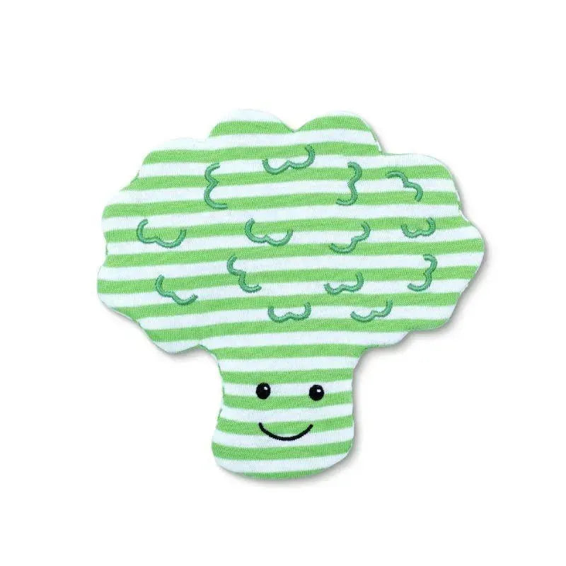 Apple Park - Veggie And Fruit Crinkle Blankie, Brian Broccoli Image 1