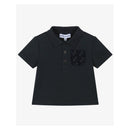 Armani Baby - Baby Boy Print Pocket Short Sleeve Polo Navy Image 1