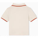 Armani Baby - Baby Boy Short Sleeve Polo Shirt With Piping Detail Oak Image 2