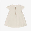 Armani Baby - Baby Girls Beige Jacquard Eagle Dress Image 3