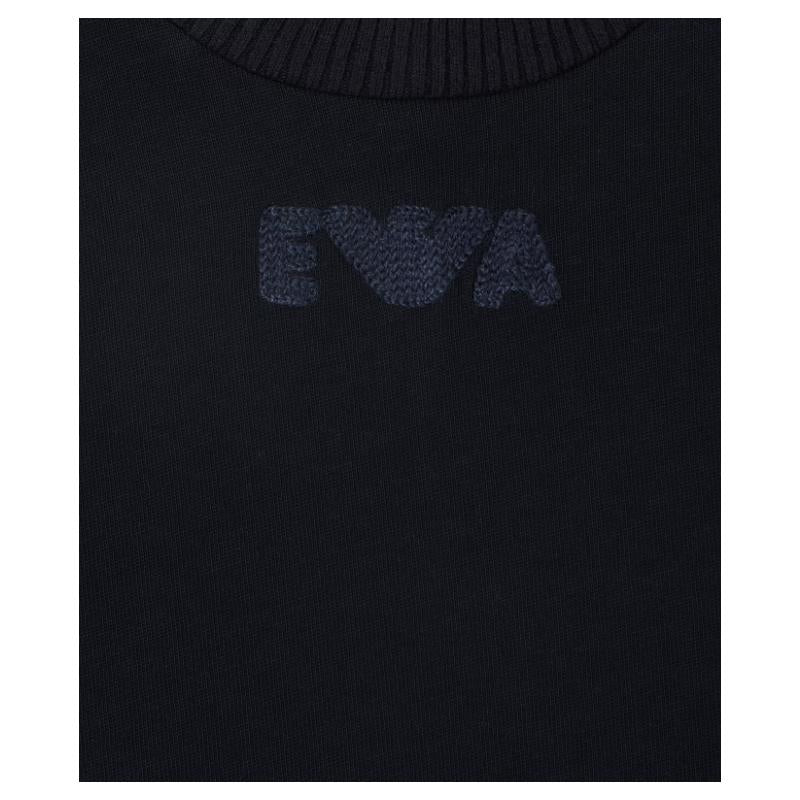 Armani Baby - Boy Ea Logo Short Sleeve T-Shirt, Navy Image 3