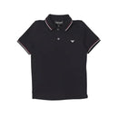 Armani Baby - Boy Essential Short Sleeve Polo Shirt, Navy Image 1