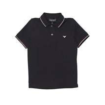 Armani Baby - Boy Essential Short Sleeve Polo Shirt, Navy Image 1