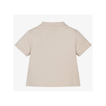 Armani Baby - Boys Short Sleeve Polo Print Pocket Oak Image 2