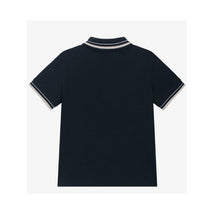 Armani Baby - Boys Short Sleeve Polo Shirt Navy Image 2