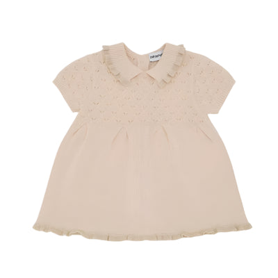 Armani - Baby Girl Dress Set, Sandshell Image 1