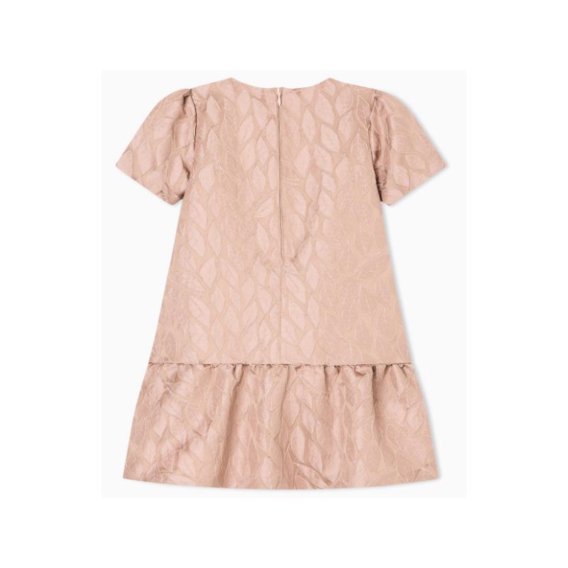 Armani Baby - Girl Printed Dress With Frill Pink Image 3