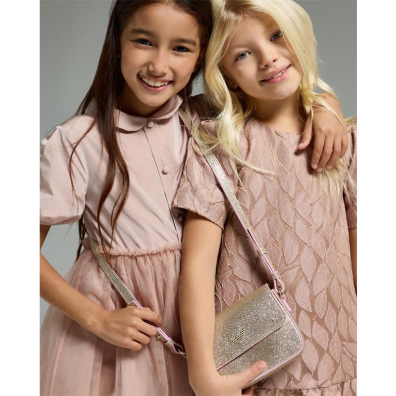 Armani Baby - Girl Printed Dress With Frill Pink Image 4