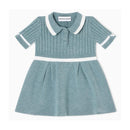 Armani Baby - Girl Short Sleeve Collared Dress, Burnish Image 1